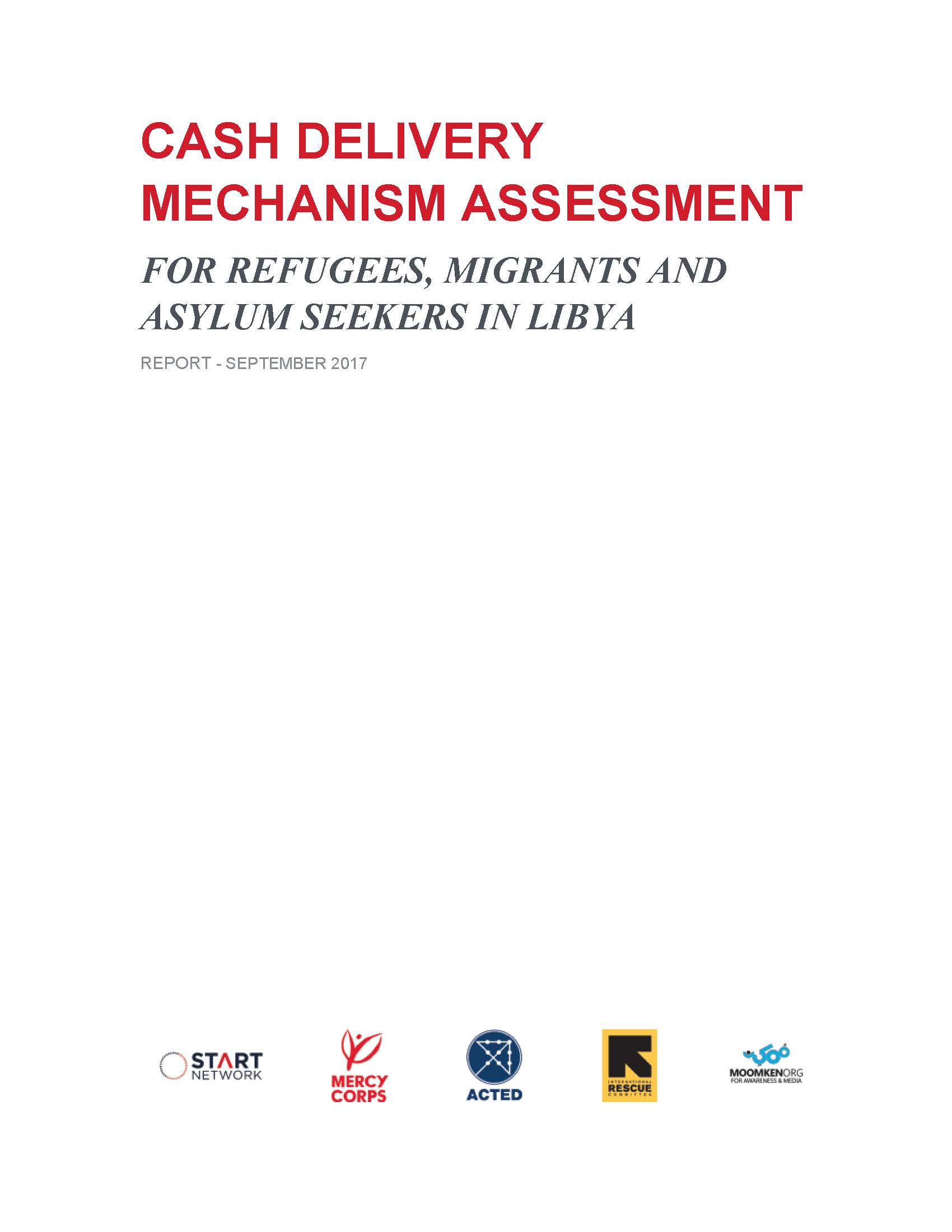 Cash Delivery Mechanism Assessment Report